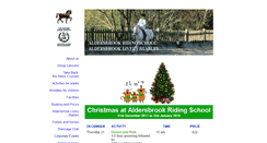 Desktop Screenshot of aldersbrookriding.co.uk